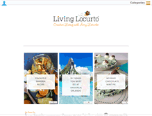 Tablet Screenshot of livinglocurto.com